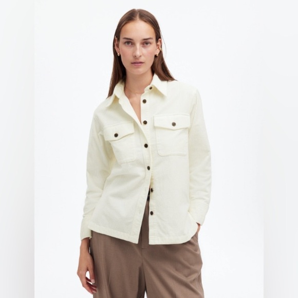Madewell Oversized Corduroy Shirt Jacket - Picture 1 of 9